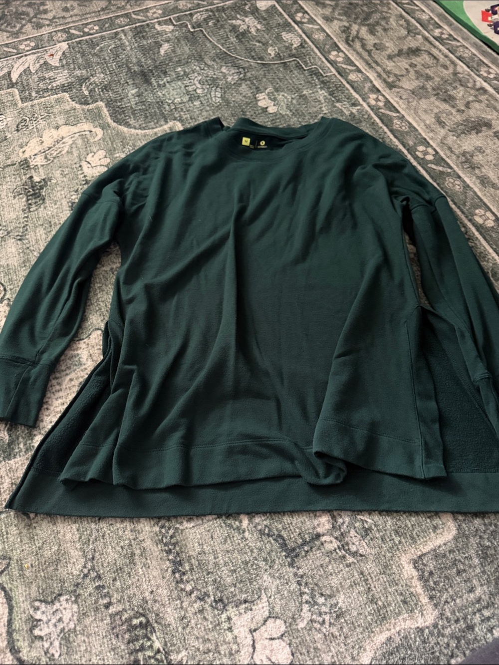 Xersion Dark Green Long Sleeve Tunic Top